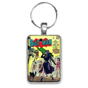 BATMAN #84 Win Mortimer CATWOMAN COVER portachiavi o collana Robin DC COMICS BOOK - Foto 1 di 10