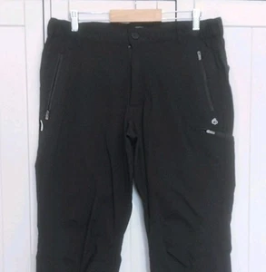 Craghoppers Solarshield Trousers Black W38 L32 Walking Hiking - Picture 1 of 14
