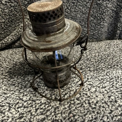 Vtg Antique Railroad Lantern: Handlan St Louis USA: Pennsylvania Railroad P.R.R. - Image 1 of 4