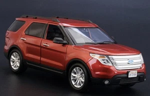 2015 Ford Explorer XLT Red Metallic 1/18 Motormax HTF Us Seller ! - Picture 1 of 10