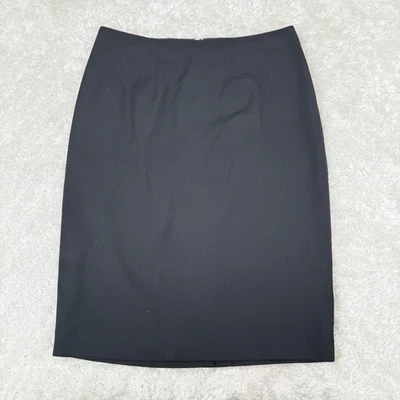 Falda lápiz Merona 8 negra elástica carrera oficina ropa trabajo mujer corporativa Foto 1 de 4