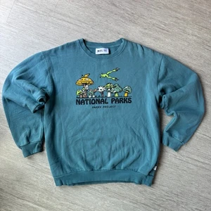 Parks Project Men's National Parks Fungi Mushroom Sweatshirt Sweater XXL Fleece - Picture 1 of 5
