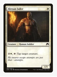 Akroan Jailer | Magic Origins ORI | MTG | Soldier Tribal | Common | LP - Picture 1 of 3