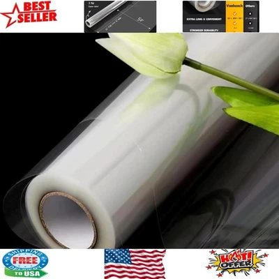 Envoltura de celofán transparente de 50 pies que ahorra espacio, 32" de ancho - versátil para todas las ocasiones Foto 1 de 4