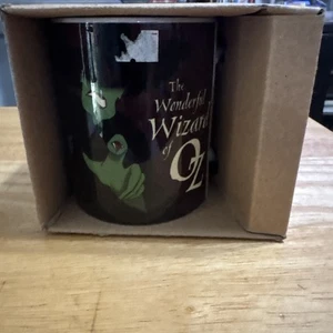 The Wonderful Wizard Of Oz Wicked Witch Of The West Black Ceramic Coffee Mug New - Picture 1 of 3