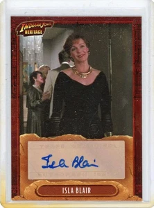 ISLA BLAIR as MRS. DONOVAN 2008 TOPPS INDIANA JONES HERITAGE Autograph AUTO CARD - Picture 1 of 2