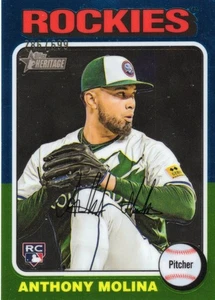 2024 Topps Heritage High Number - Anthony Molina #641 Chrome #/699 (RC) - Foto 1 di 2
