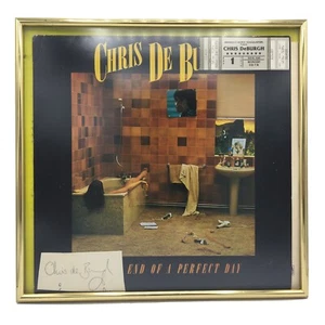 Framed Autographed album chris De Burgh concert ticket 1979 End Of A Perfect Day - Picture 1 of 8
