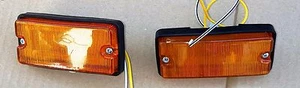 Isuzu pick up KB26 KB41 Bumper side turn signal lights PAIR LH RH AFTERMARKET - Picture 1 of 3