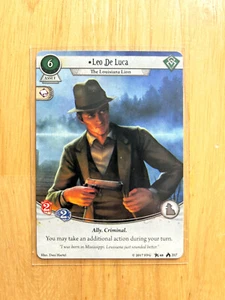 Leo De Luca Arkham Horror Kartenspiel Alt Art Promo Karte LCG - Bild 1 von 2