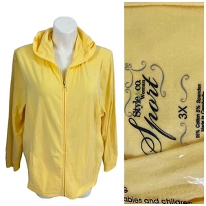 Style & Co Jacke Damen 3X gelb Athleisure sportlich Training Coastal Basic - Bild 1 von 14