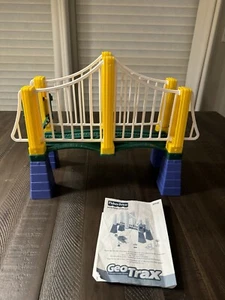 Fisher Price GeoTrax Sky High Suspension Bridge with Instruction Sheet - Picture 1 of 4