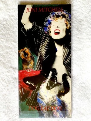 JONI MITCHELL SEALED CD DOG EAT DOG PROMO LONGBOX  FICTION SHINY TOYS LUCKY GIRL - Image 1 of 4