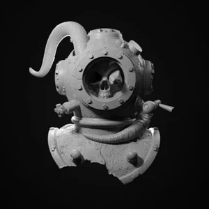 Cabezal personalizado Deep Sea Diver v2 para Mythic Legions y otras figuras de acción - Imagen 1 de 1