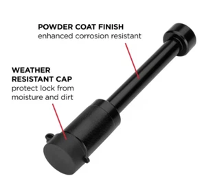 Hitch Lock for Trailer Hitch (2 Keys) w/ cover Receiver 5/8" universal - Picture 1 of 3