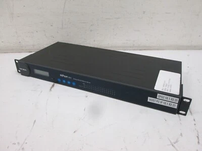 MOXA NPORT 5610 16 PORT RS-232 DEVICE SERVER USED - Image 1 of 4