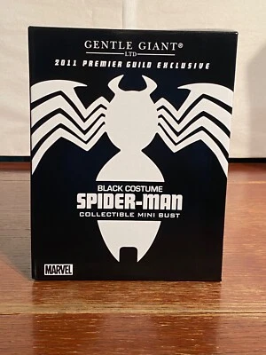 Disfraz negro gigante suave busto de Spider-man 2011 Premier Guild 277/300 ---NUEVO Foto 1 de 4