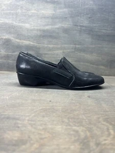 Walking Cradles schwarzer Eidechse-geprägter Teri-Leder-Halbschuh Größe Damen Größe 8,5 - Bild 1 von 10