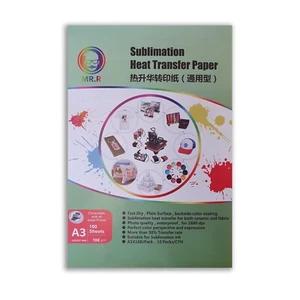 100 Sheets Quality A3 Dye Sublimation Paper Desktop Inkjet Printer Heat Transfer - Bild 1 von 3