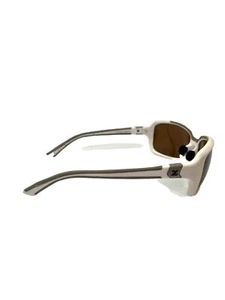 Rare! ZEAL ZETA 10048 White Plastic Rectangular Wrap Sunglasses Made in JAPAN - Bild 1 von 10