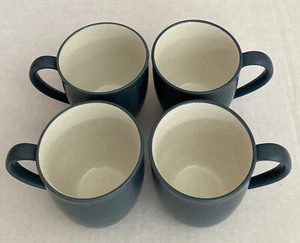 Noritake Colorwave Blue Stoneware Coffee Cup Mug 8484 12 oz. Set of 4 NWOT - Picture 1 of 8
