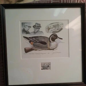 The Ward Bros. by Jack R. Schroeder LE Framed S/N 1980 Maryland Waterfowl Print - Picture 1 of 11