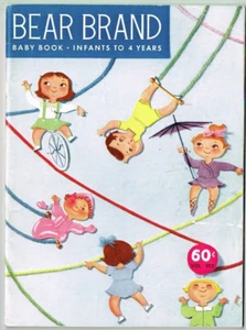 Bear Brand Baby Knitting Pattern Book Infants to 4 Years Cute Patterns 1956 VTG - Picture 1 of 4