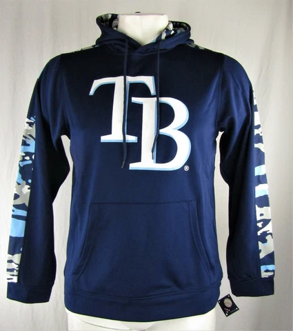 Tampa Bay Rays MLB Zubaz Men's Pullover Hooded Sweatshirt Cover