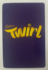 Aussie Cadbury Twirl Chocolate Advertising Advert Vintage Art Swap Playing Card