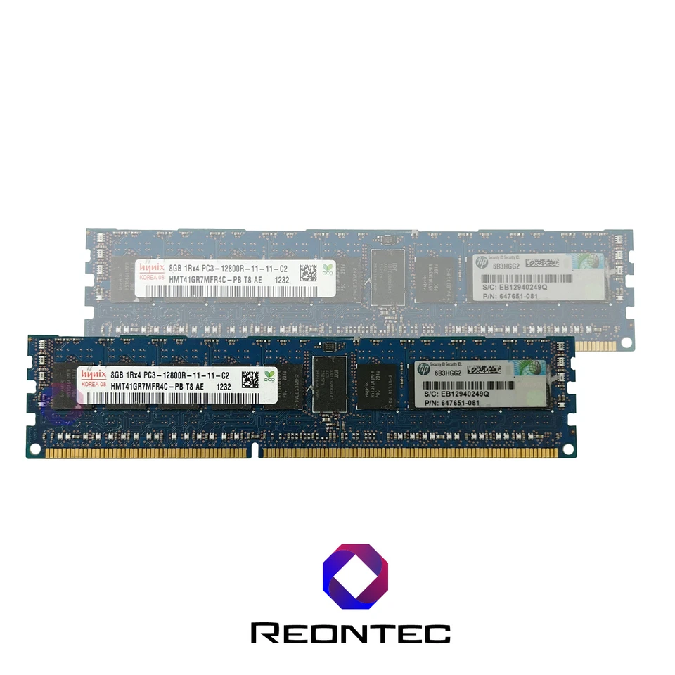 8GB SERVER RAM SK HYNIX PC3 - 12800R DDR3 HMT41GR7MFR4C-PB 1Rx4 - Immagine 1 di 1
