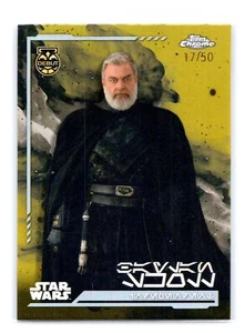 2024 Topps Chrome Star Wars #AV-5 Baylan Skoll Debut Gold Refractor 17/50 - - Bild 1 von 2