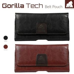 Luxury Leather Belt Pouch Designer Protective Case Large New - Picture 1 of 12