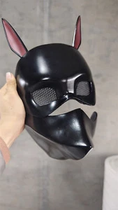 Anime Tokyo Ghoul Kirishima Ayato Mask FRP Black Full Face Masks Cosplay Props - Picture 1 of 6