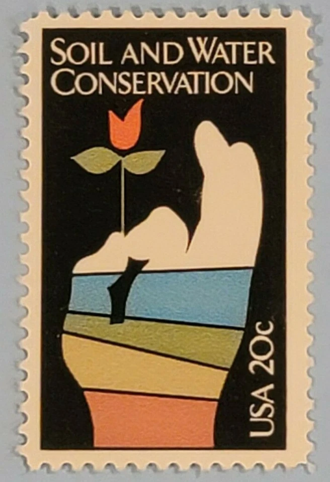 1984 Scott #2074 .20¢ SOIL AND WATER CONSERVATION - VF MNH OG Single - Image 1 of 1