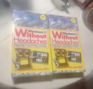 Windows 98 Without Headaches VSH Tapes 1 And 2 - Picture 1 of 2