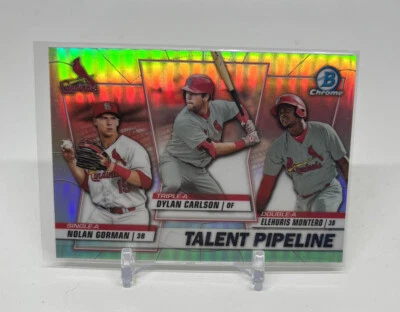 2020 Bowman Talent Pipeline Gorman/Carlson/Montero St. Louis Cardinals #TP-STL - Image 1 of 2