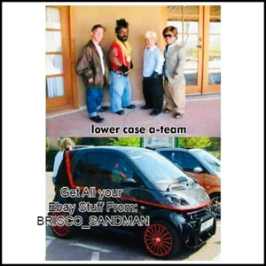 Fridge Fun Refrigerator Magnet "LOWER CASE A-TEAM" Mr. T Funny 80s Retro - Picture 1 of 12