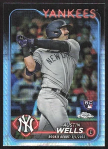 2024 Topps Chrome Update #USC197 Austin Wells - Picture 1 of 2