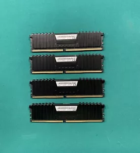 Corsair 32GB (4 x8GB) CMK16GX4M2B3200C16 Vengeance LPX CL16 3200MHz DDR4 RAM - Picture 1 of 2