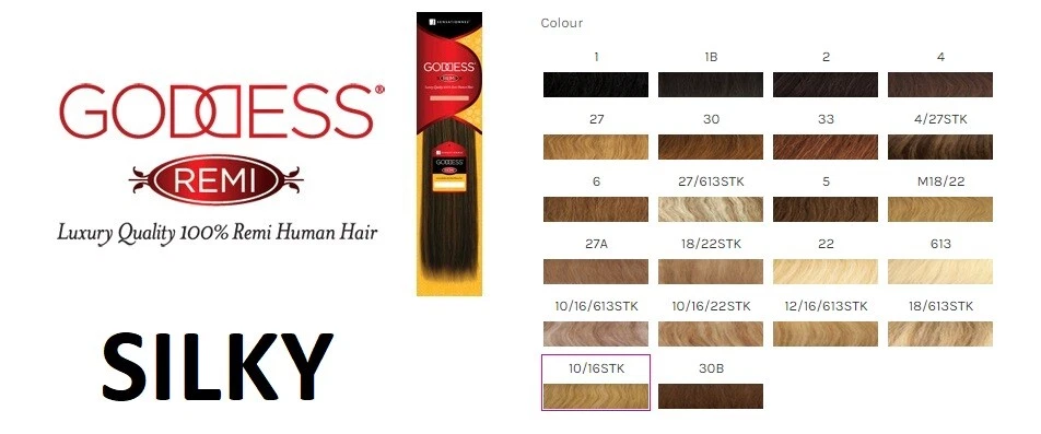 SENSATIONNEL REMI GODDESS 100% HUMAN HAIR WEAVE SILKY 12" 14" 16" 18" 20"
