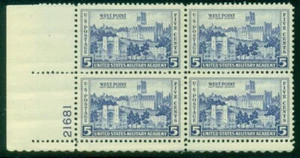 SCOTT # 789 ARMY PLATE BLOCK, MINT, OG, NH, GREAT PRICE! - Picture 1 of 1