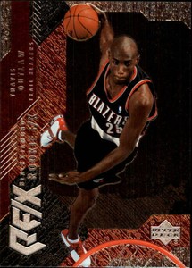 2003-04 Upper Deck Black Diamond Rookies F/X Basketball Card #BD23 Travis Outlaw