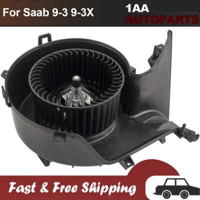Motor soplador HVAC con control manual de temperatura para Saab 9-3 9-3x 2003-2011 Foto 1 de 4