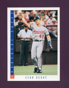 1993 Score Sean Berry #543 Montreal Expos - Bild 1 von 2