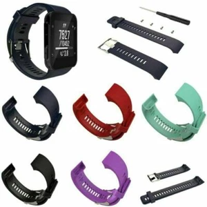 For Garmin Forerunner 35 GPS Watch Silicone Watch Band Wrist Strap with Tool IP - Foto 1 di 17
