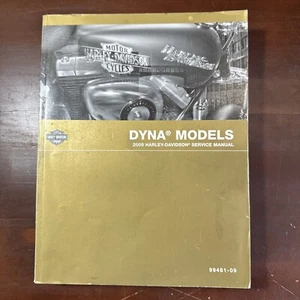 2009 Harley-Davidson Dyna Service Manual Wide Glide Fat Bob Street Low Rider Xln - Picture 1 of 8