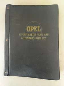 OPEL EXPORT MASTER PARTS AND ACCESORIES PRICE LIST 1962-1973 OLYMPIA REKORD P - Imagen 1 de 17
