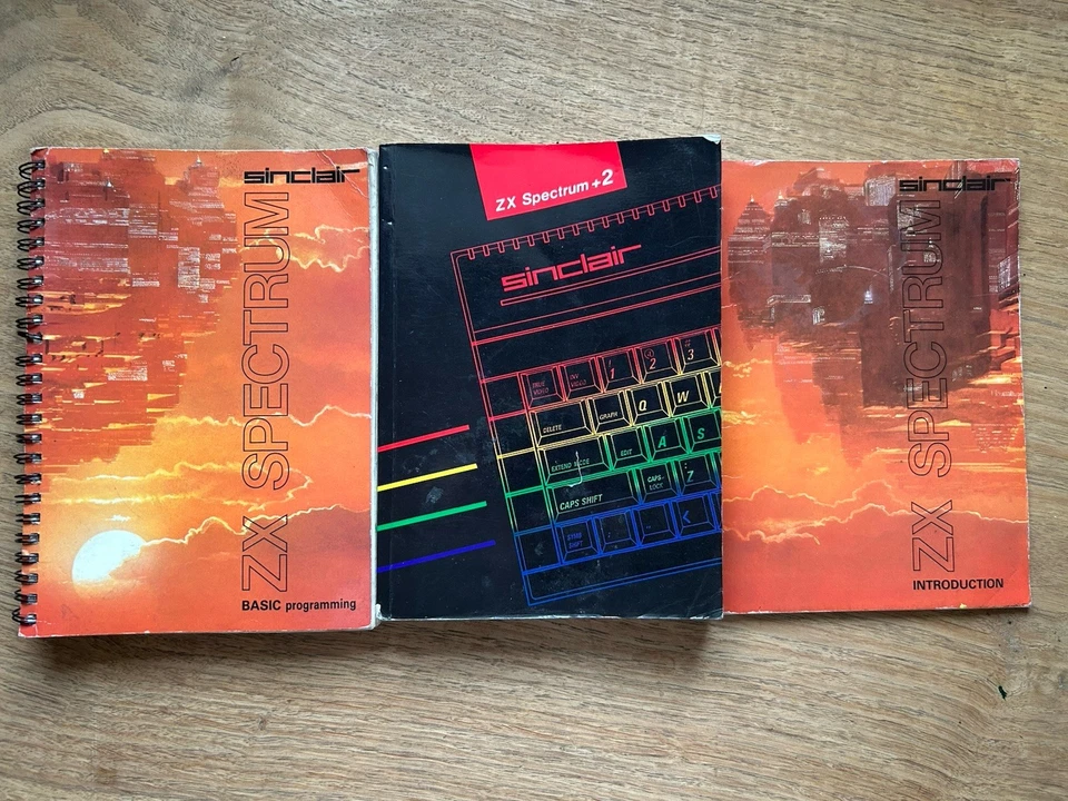 Sinclair ZX Spectrum Manuals Bundle BASIC Programming Intro Plus 2 Guide - Image 1 of 1