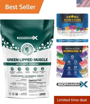 High Strength Green Lipped Mussel Tablets - 2000mg Joint Care for Pets & People - Image 1 of 4