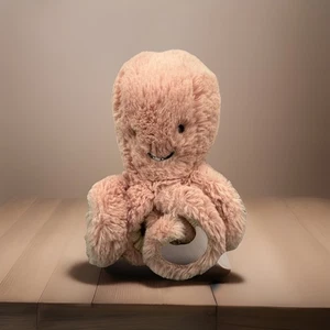 Jellycat London Odell Octopus Salmon Pink 6” Stuffed Animal Plush Toy - Picture 1 of 6